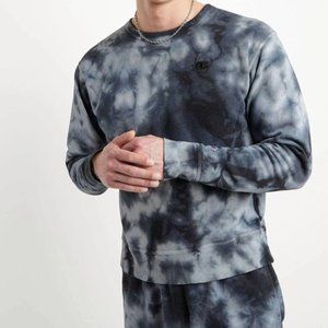 **SOLD** Champion Men's Crush-dye Fleece Crew Neck